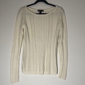 White House Black Market Long Sleeve Knit Sweater